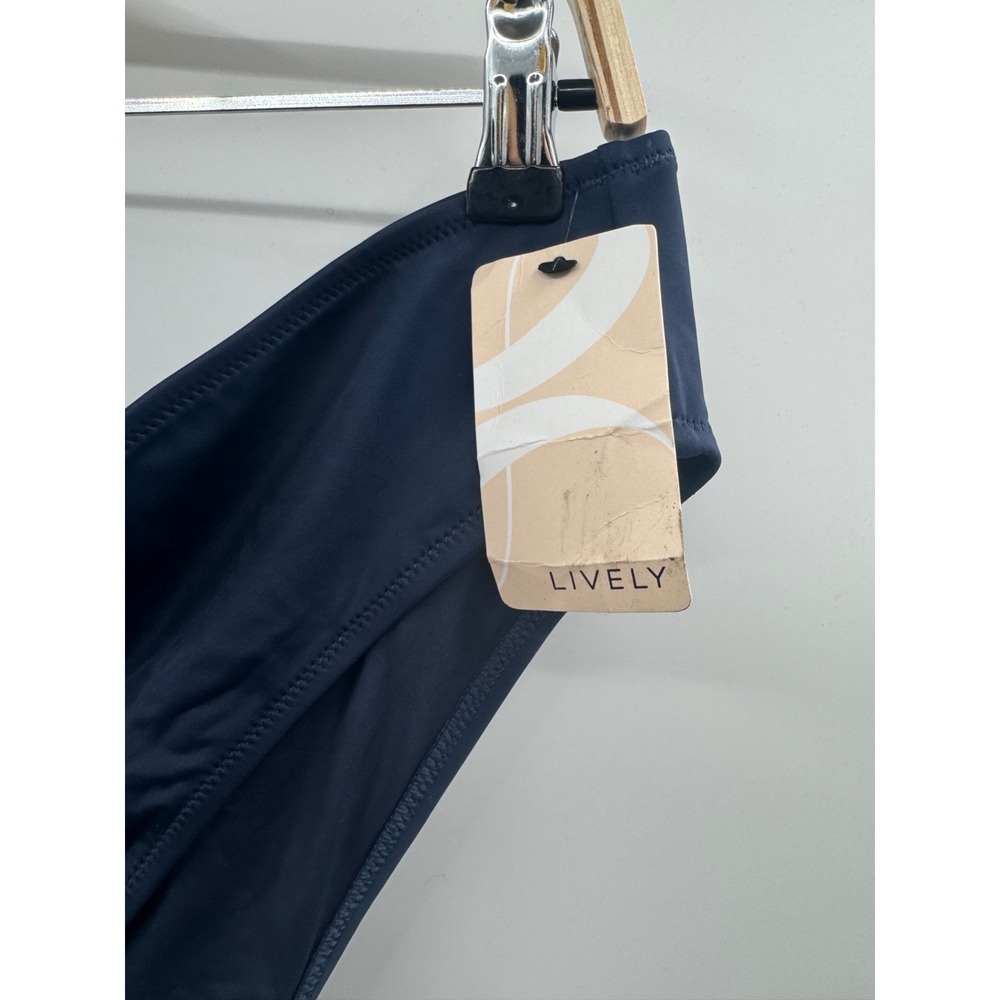NWT Lively The Swim Bikini Bottom Women's 2X-Large Navy Low-Rise Cut Fully lined - Picture 8 of 12